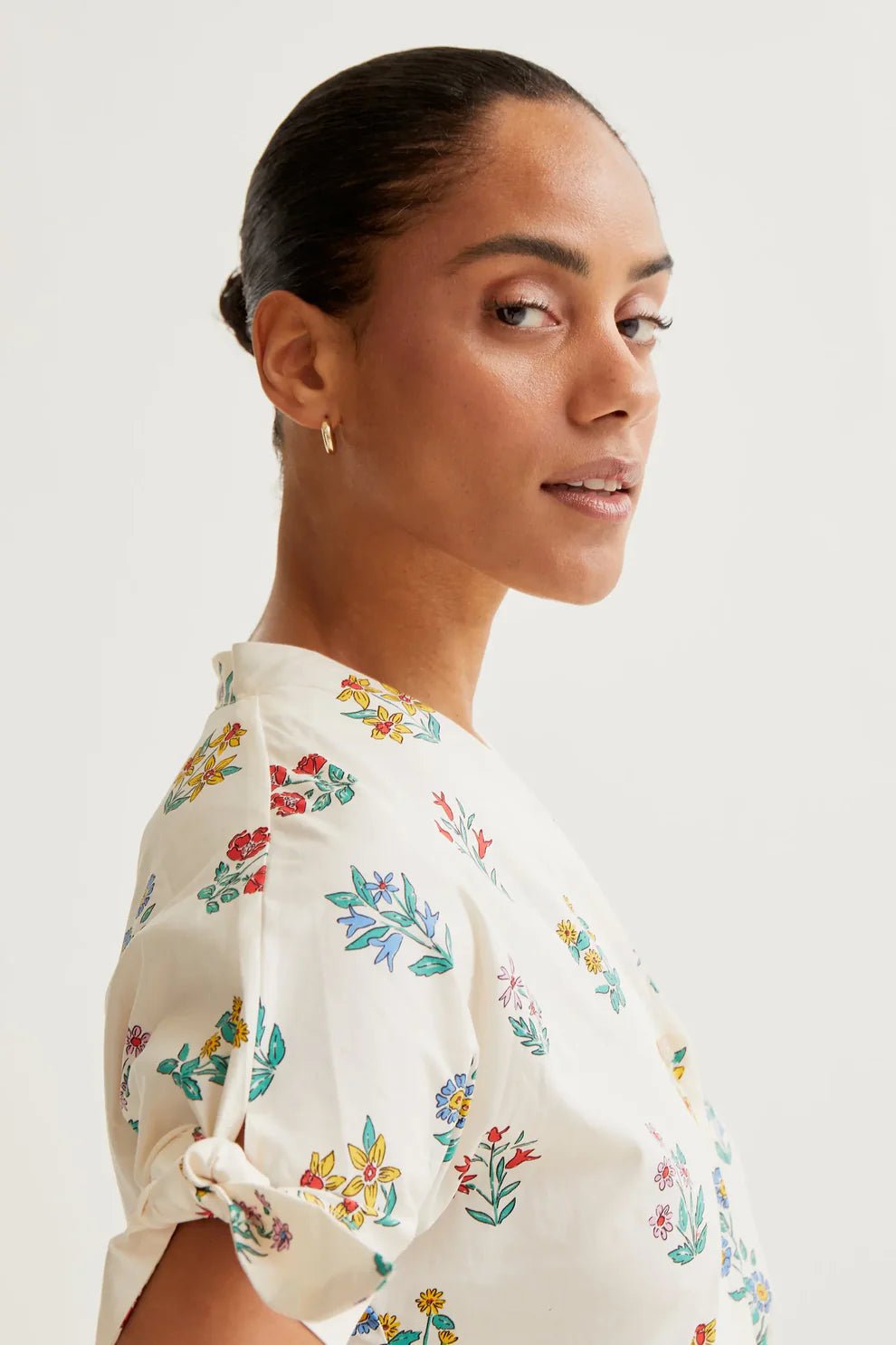 Flower Shirt Dress - Flea Boutiques