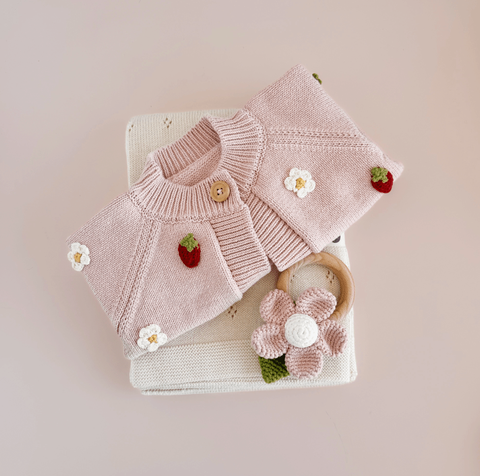 Flower Teether Rattle - Flea Boutiques
