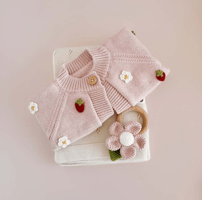 Flower Teether Rattle - Flea Boutiques