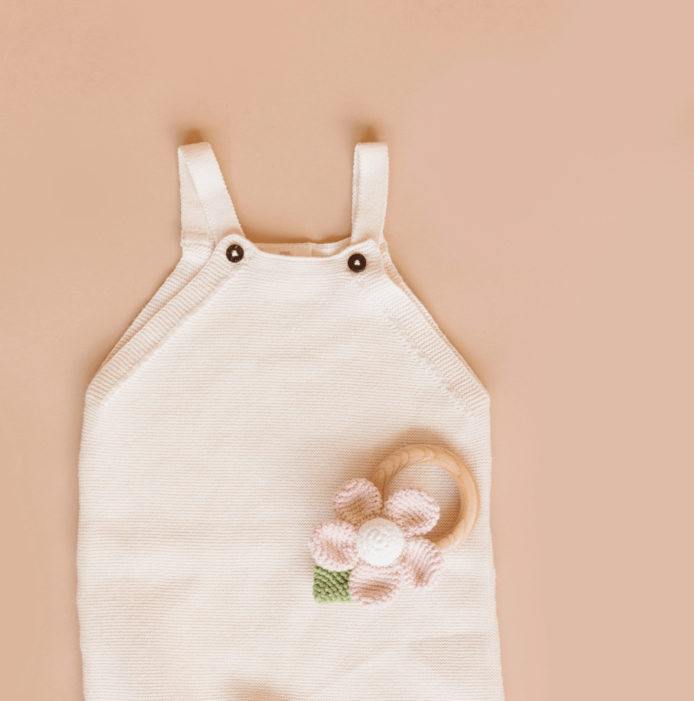 Flower Teether Rattle - Flea Boutiques