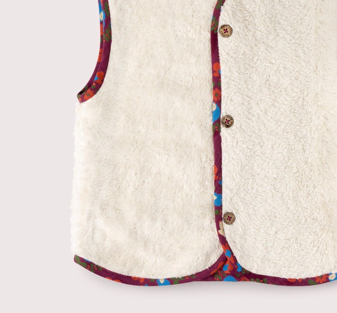 Folk Birds Sherpa Lined Reversible - Flea Boutiques