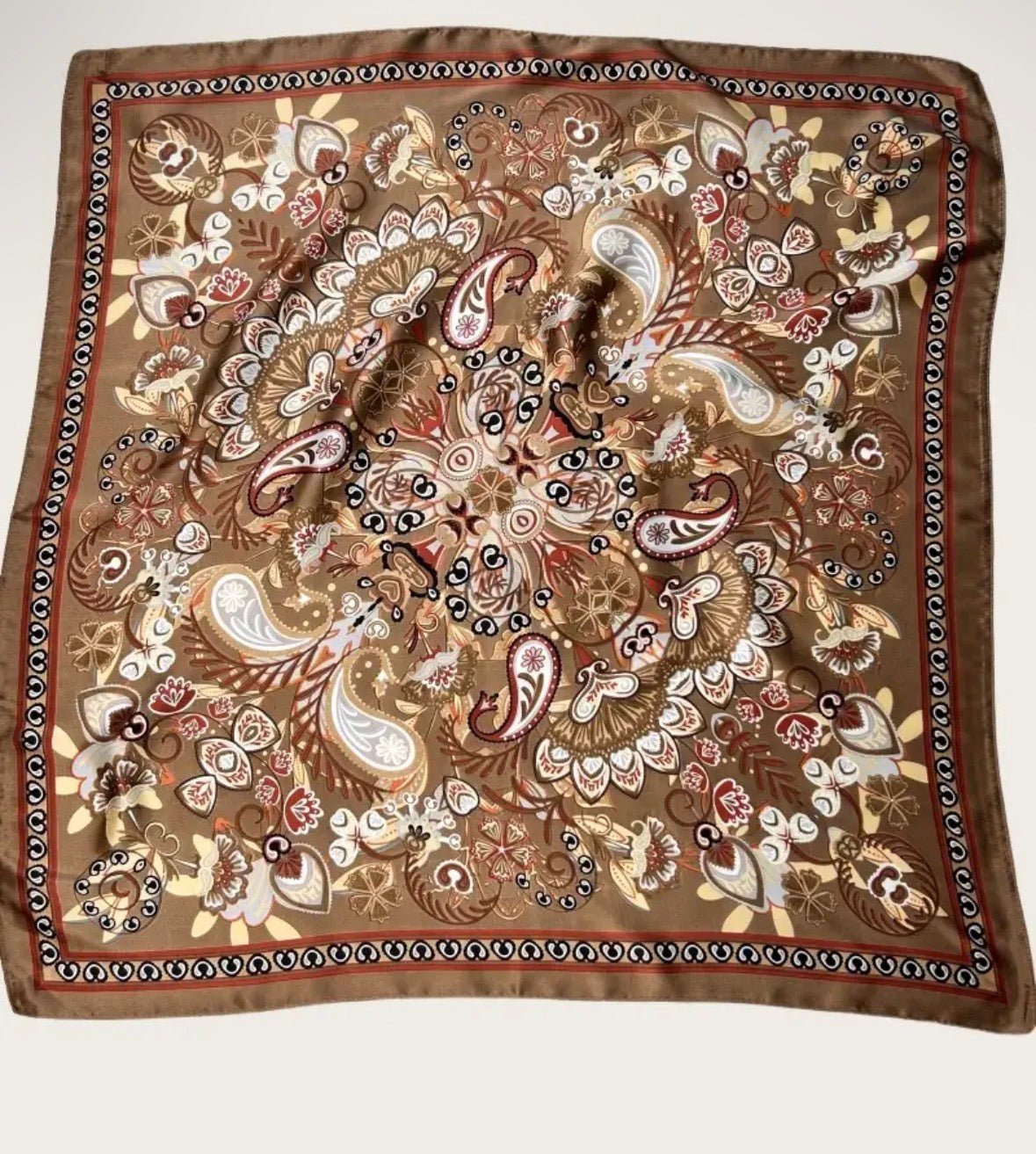 Folk Vintage Print Scarf - Flea Boutiques