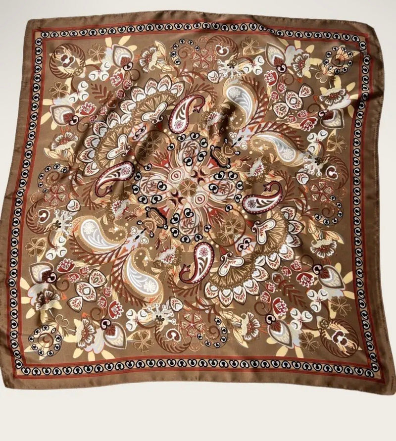 Folk Vintage Print Scarf - Flea Boutiques