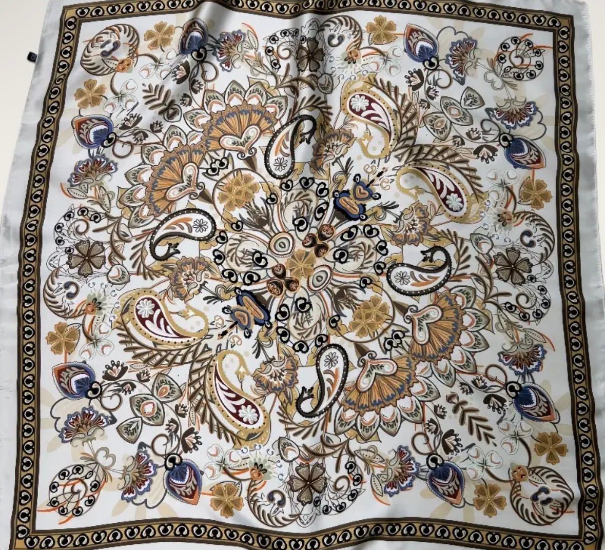 Folk Vintage Print Scarf - Flea Boutiques