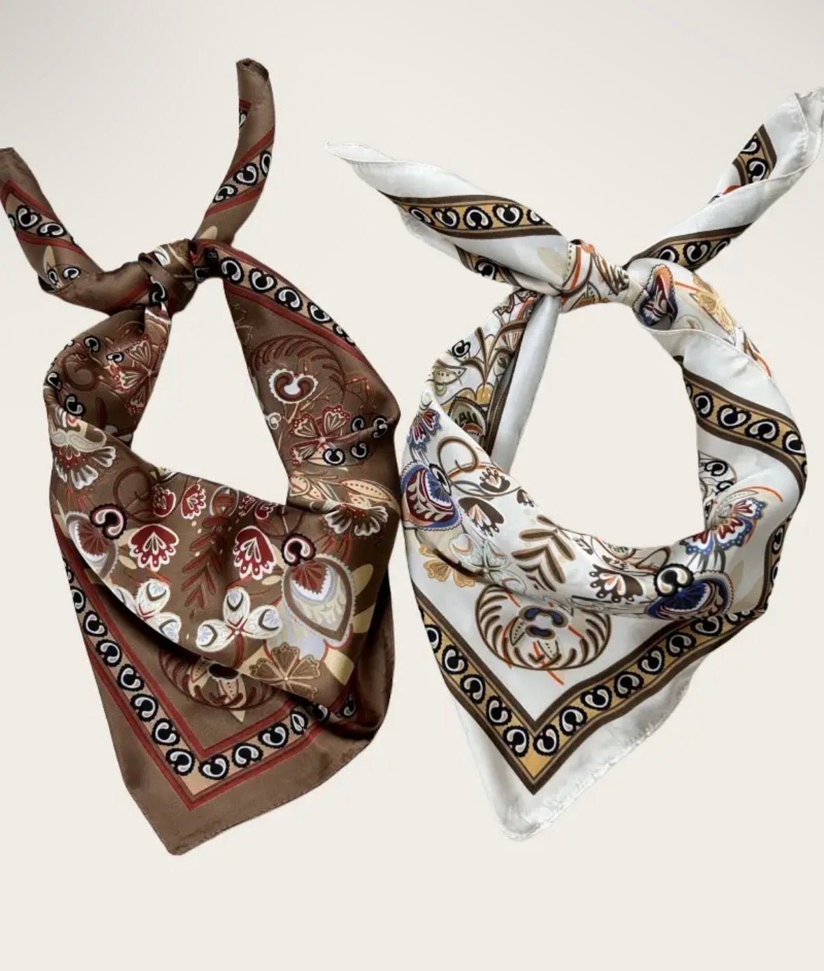 Folk Vintage Print Scarf - Flea Boutiques