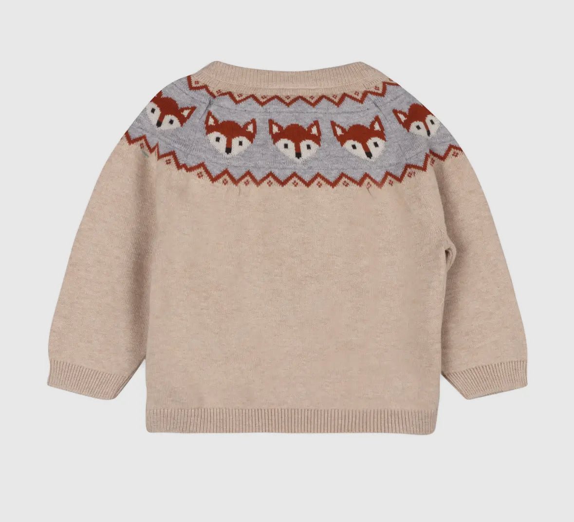 Fox Jacquard Fair Pullover - Flea Boutiques