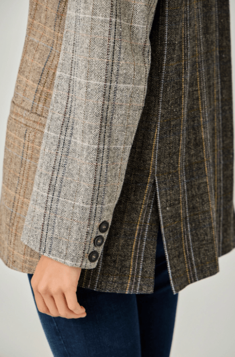 Freckled Herringbone Jacket - Flea Boutiques