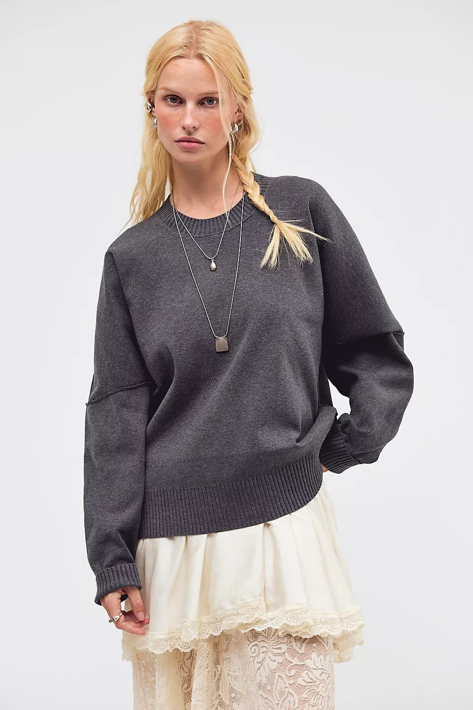 Free People Alma Pullover - Flea Boutiques