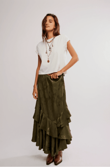 Free People Autumn Promenade Skirt - Flea Boutiques