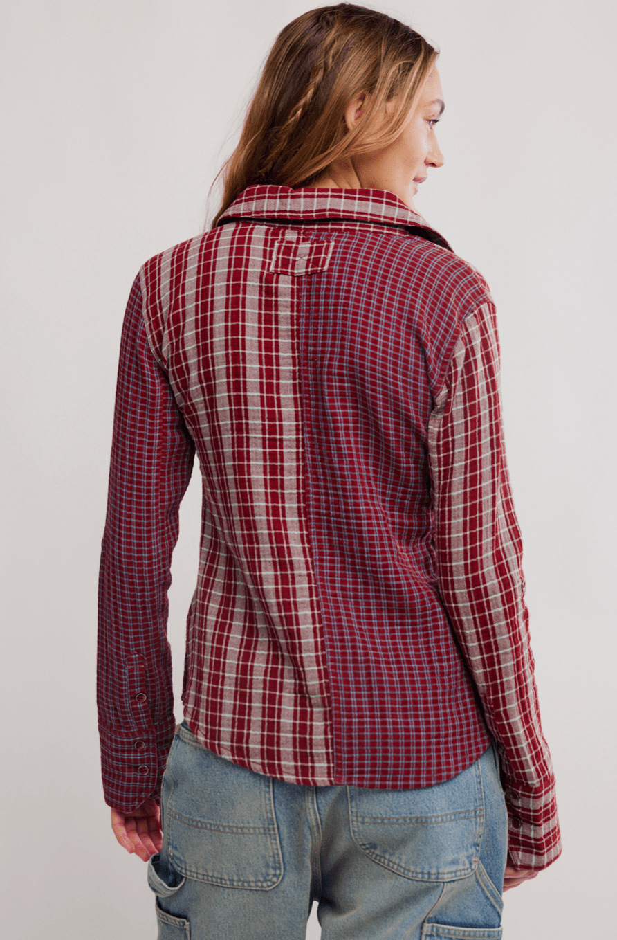 Free People Benny Slim YD Plaid - Flea Boutiques