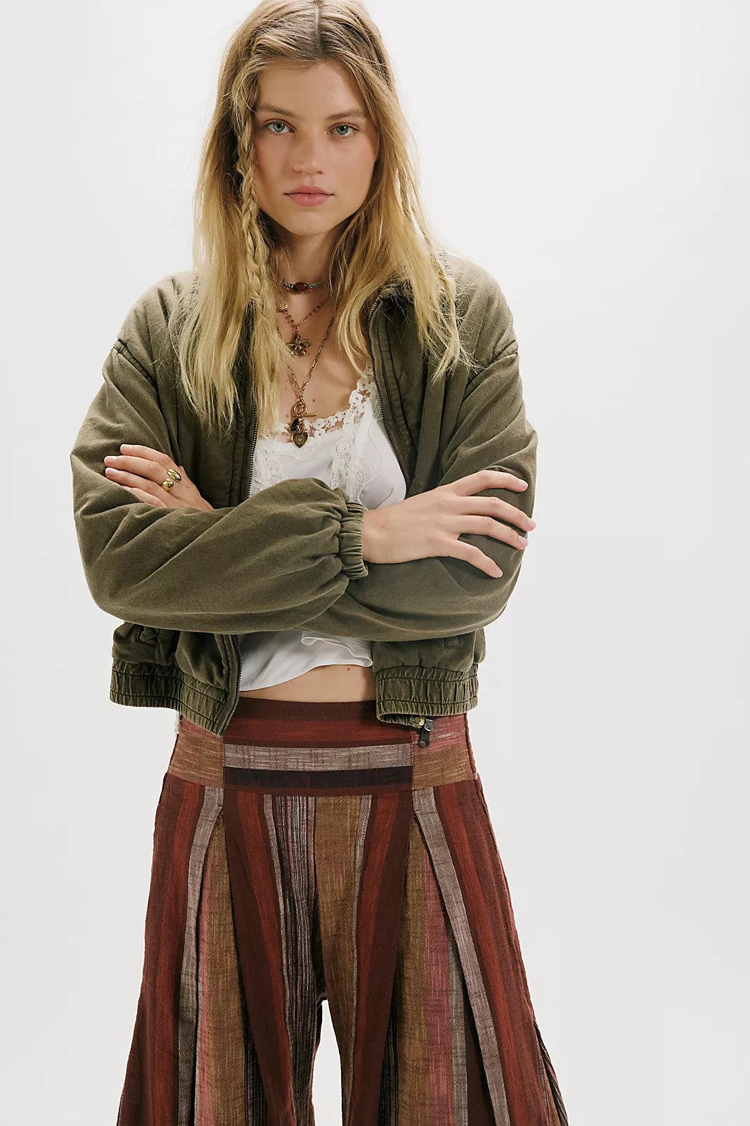Free People Birdie Washed Jacket - Flea Boutiques