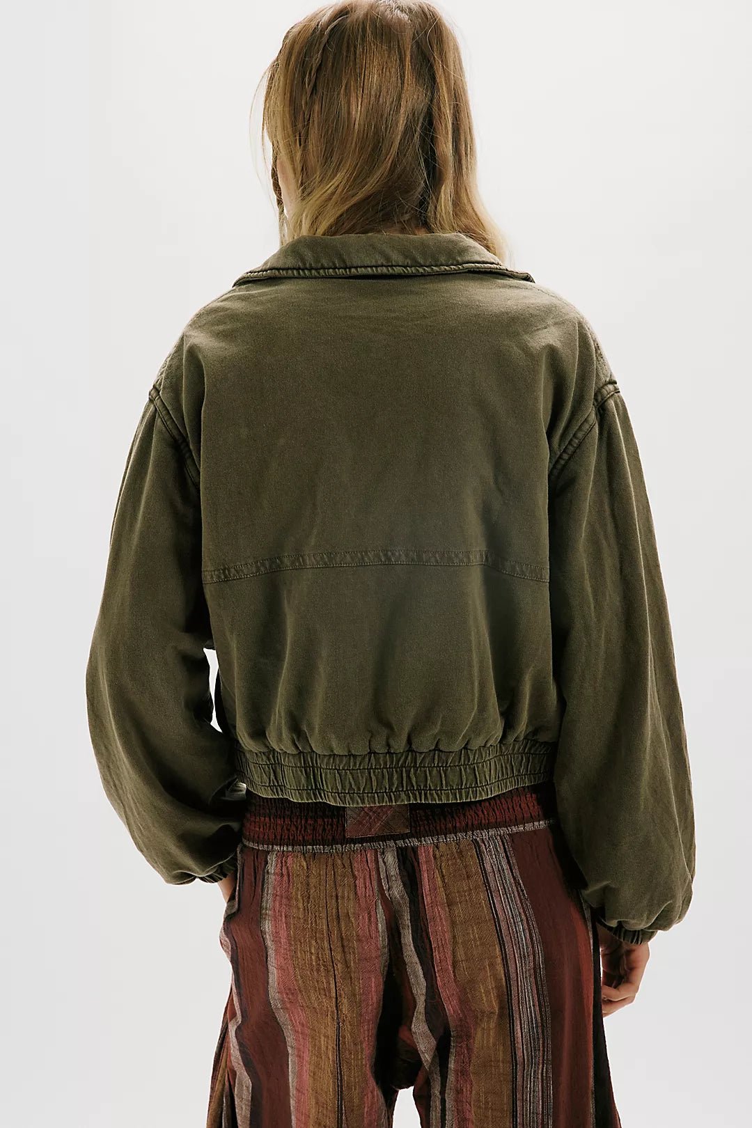 Free People Birdie Washed Jacket - Flea Boutiques