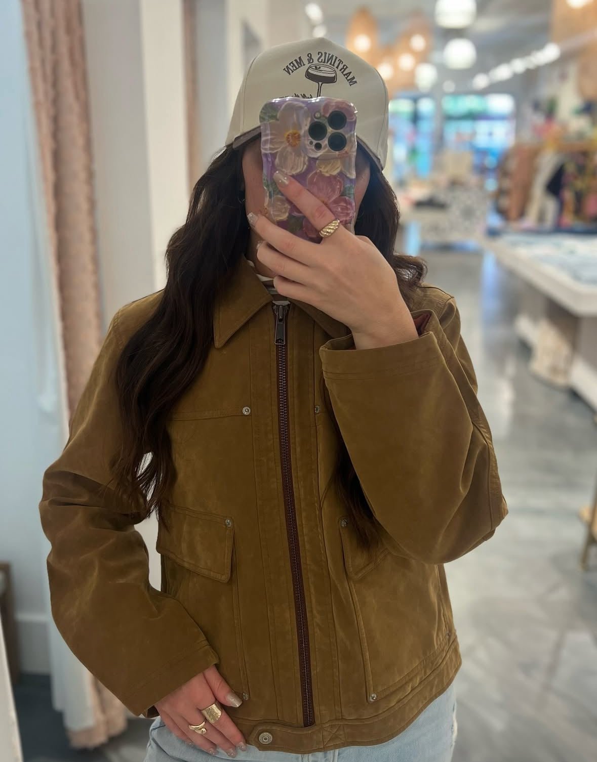 Free People Blair Vegan Suede Jacket - Flea Boutiques