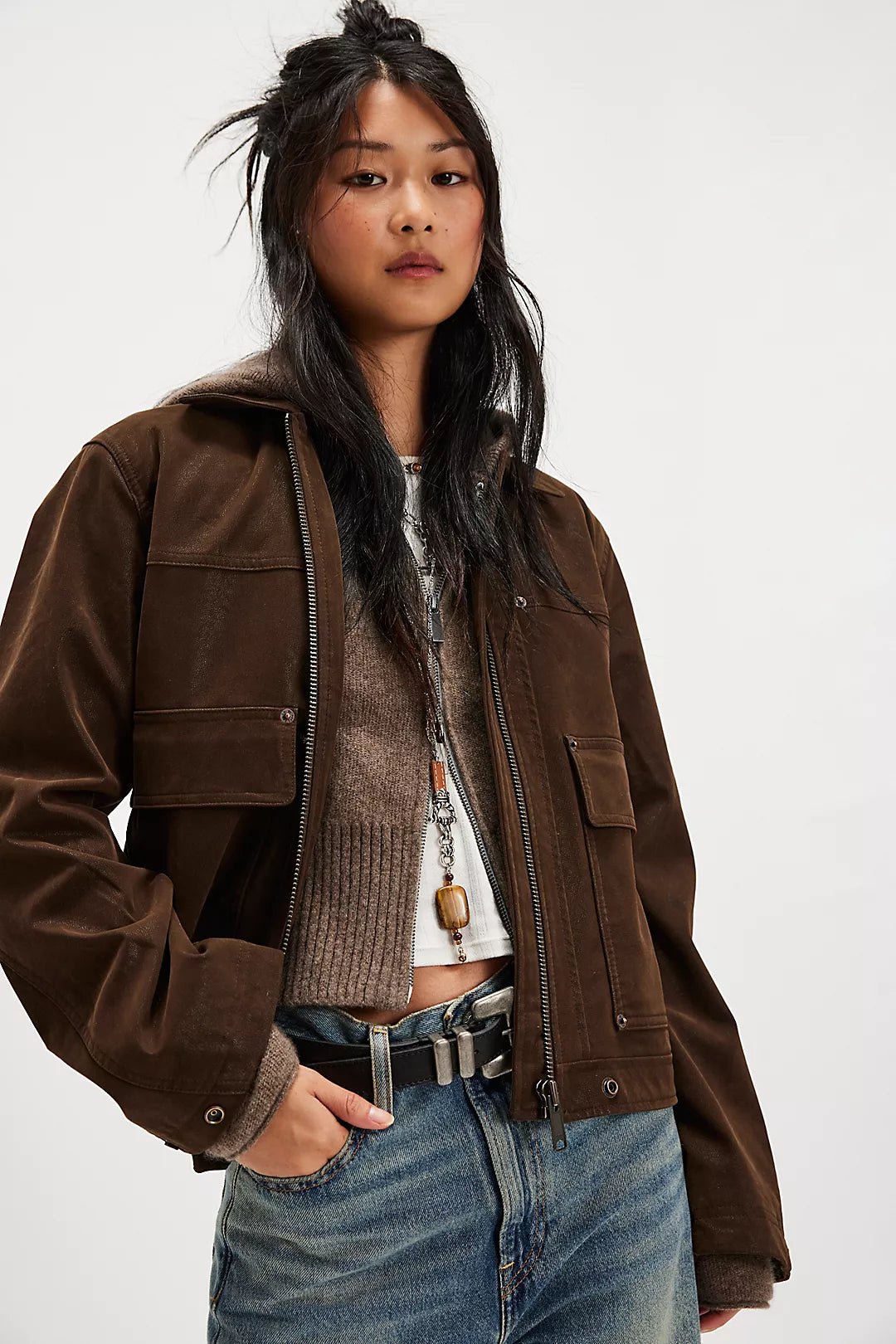 Free People Blair Vegan Suede Sierra - Flea Boutiques