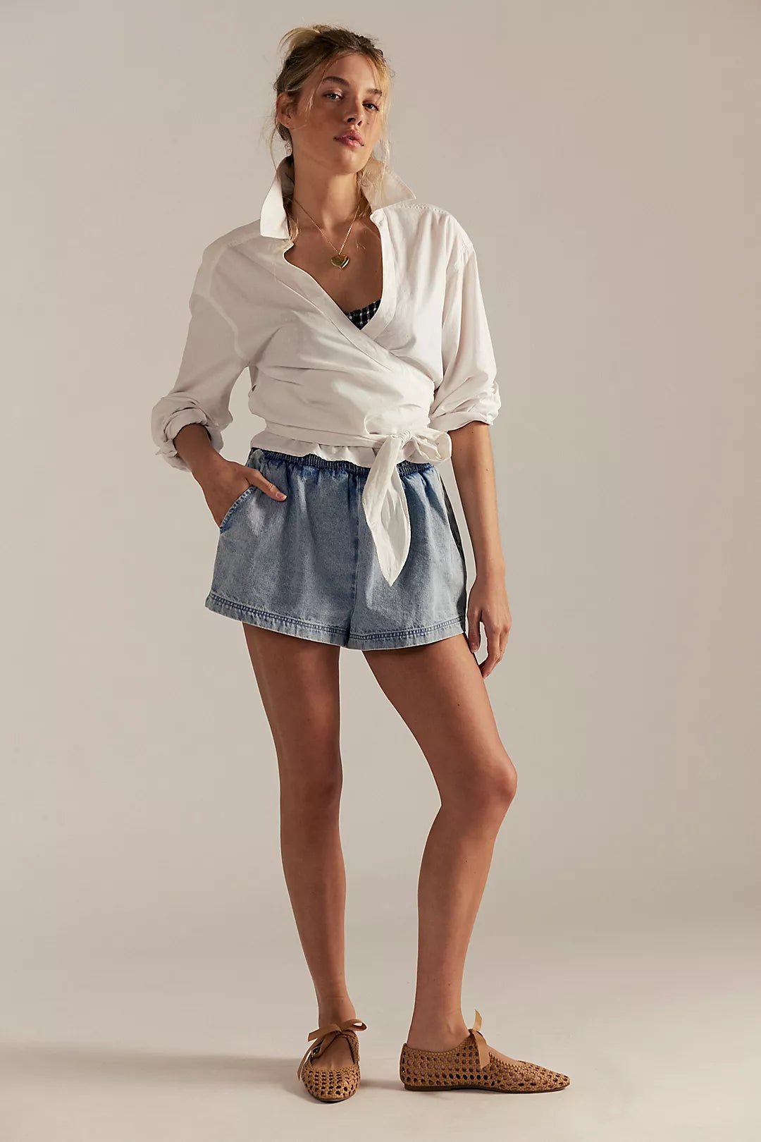 Free People Cassius Denim Set - Flea Boutiques
