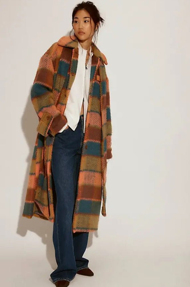 Free People Dalton Wool Coat - Flea Boutiques