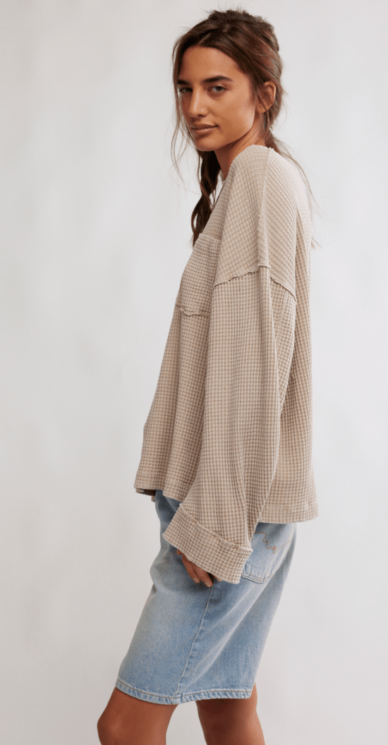 Free People Dawnson Pocket Thermal - Flea Boutiques