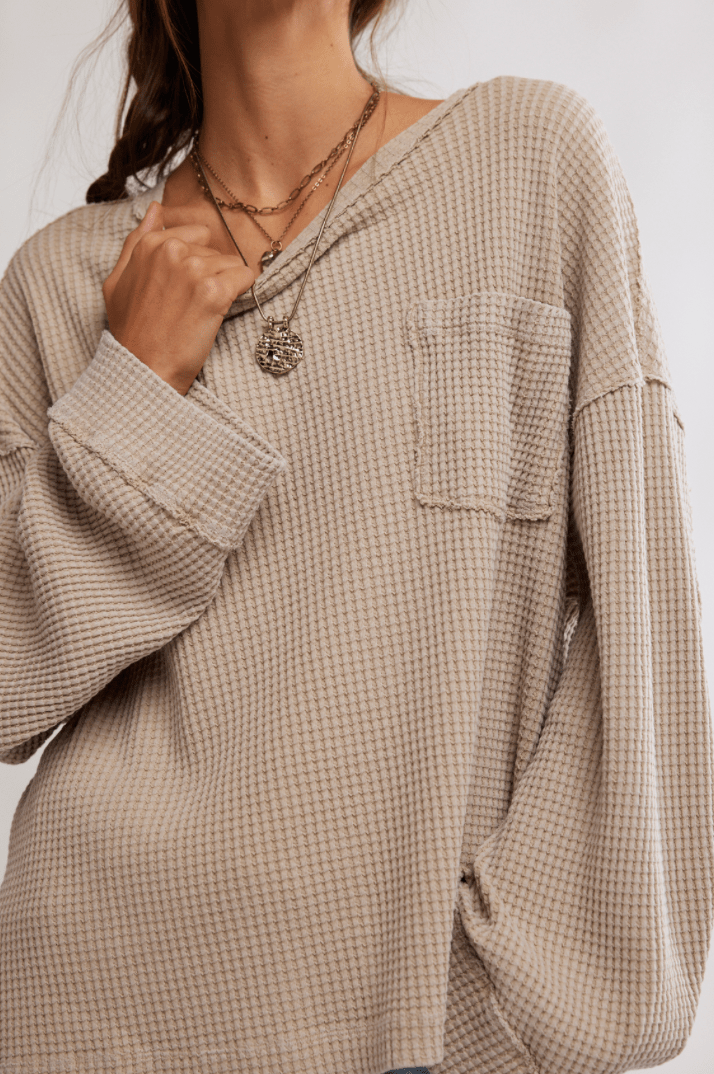 Free People Dawnson Pocket Thermal - Flea Boutiques