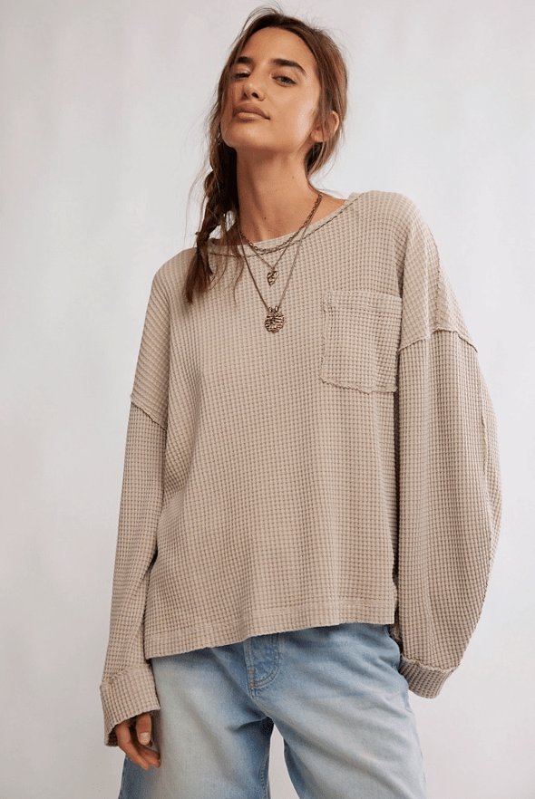 Free People Dawnson Pocket Thermal - Flea Boutiques