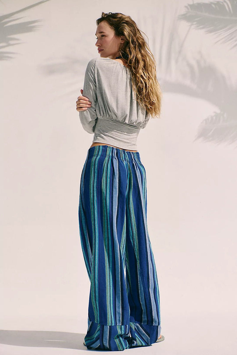 Free People Days End Linen Pant - Flea Boutiques