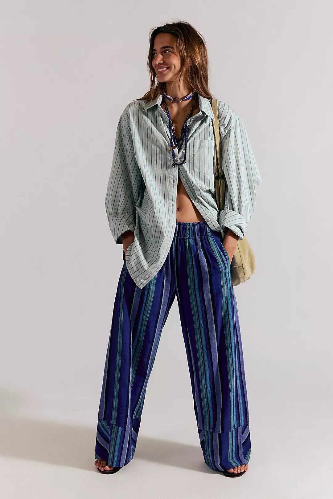 Free People Days End Linen Pant - Flea Boutiques