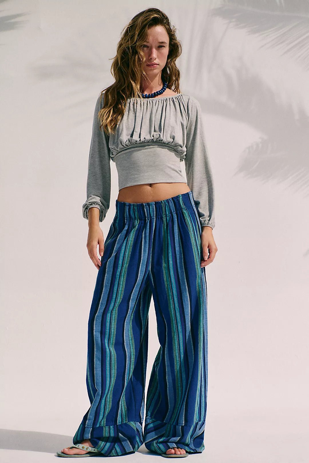 Free People Days End Linen Pant - Flea Boutiques