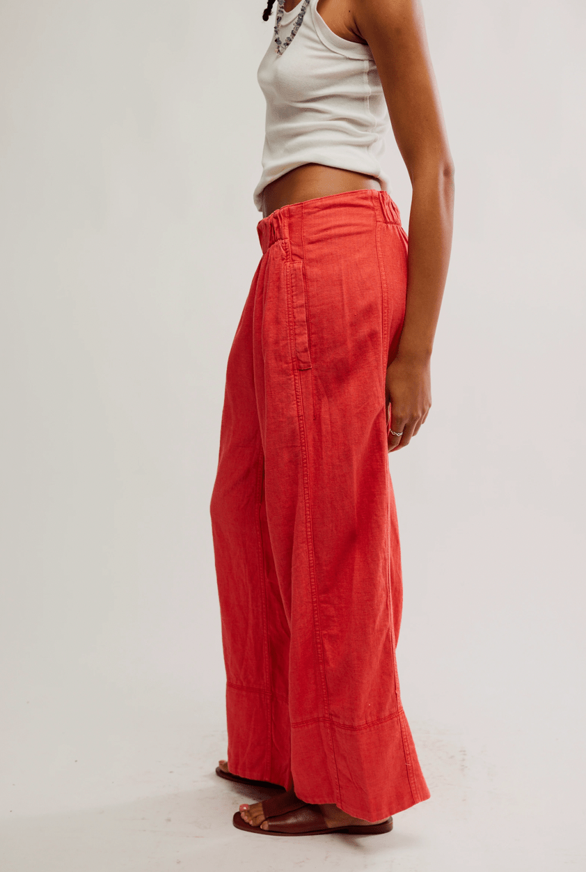 Free People Days End Linen Pull On - Flea Boutiques