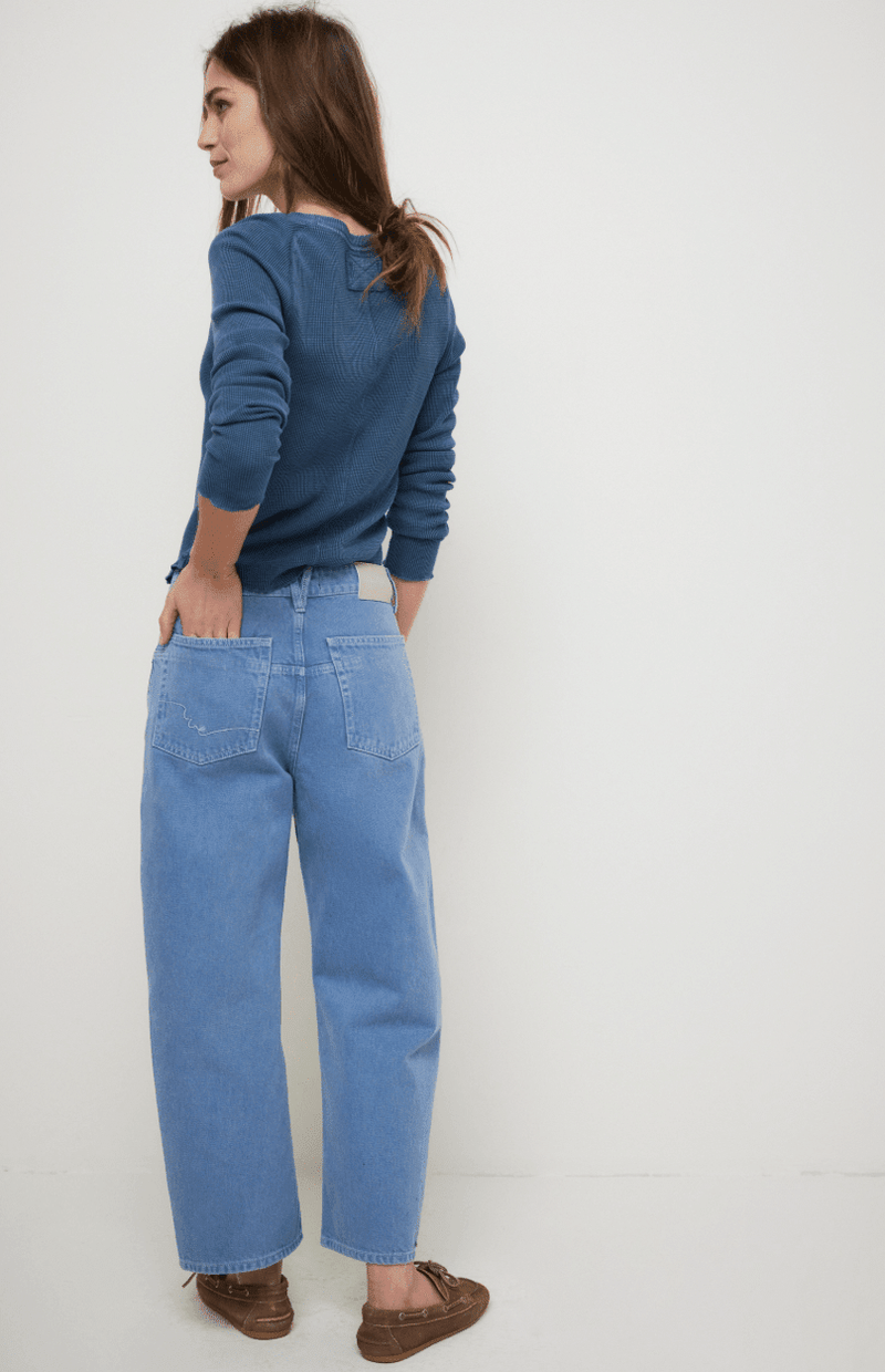 Free People Deep Trance Dropped BF Jean - Flea Boutiques