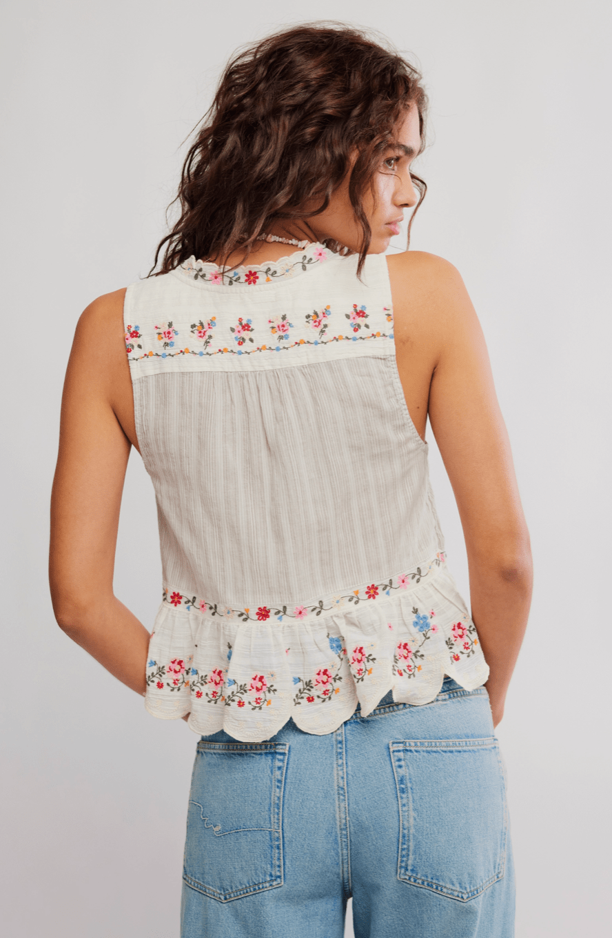 Free People Ellis Blouse - Flea Boutiques