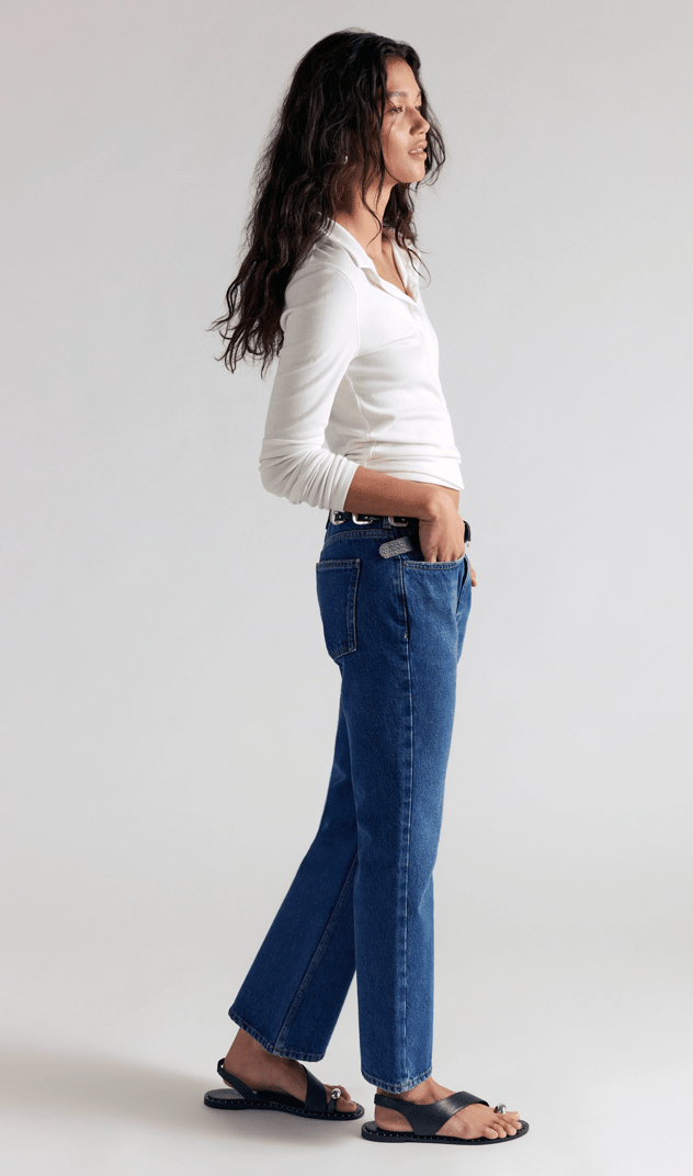 Free People Elowen Cropped Jeans - Flea Boutiques