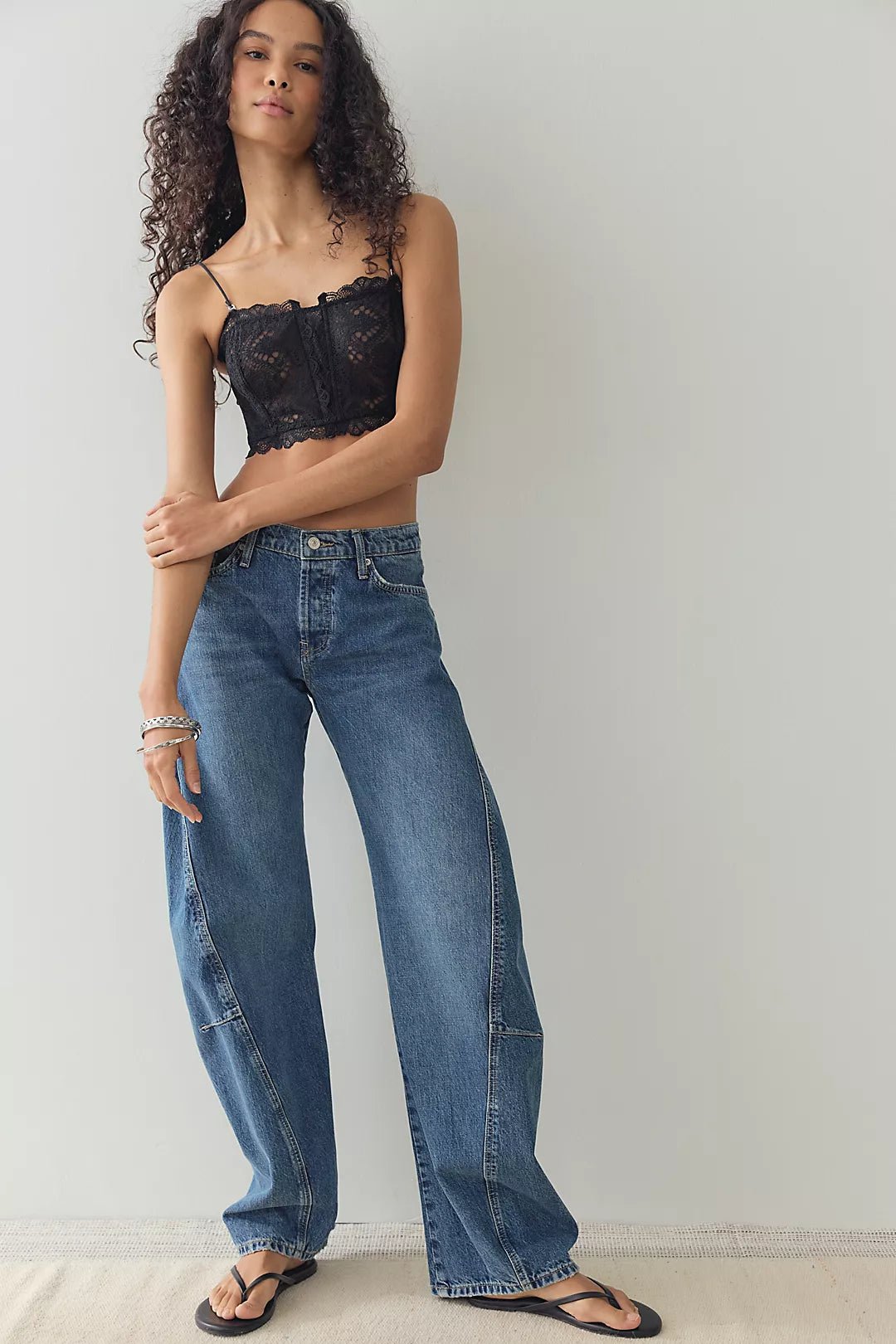 Free People Fable Twisted seam Jean - Flea Boutiques