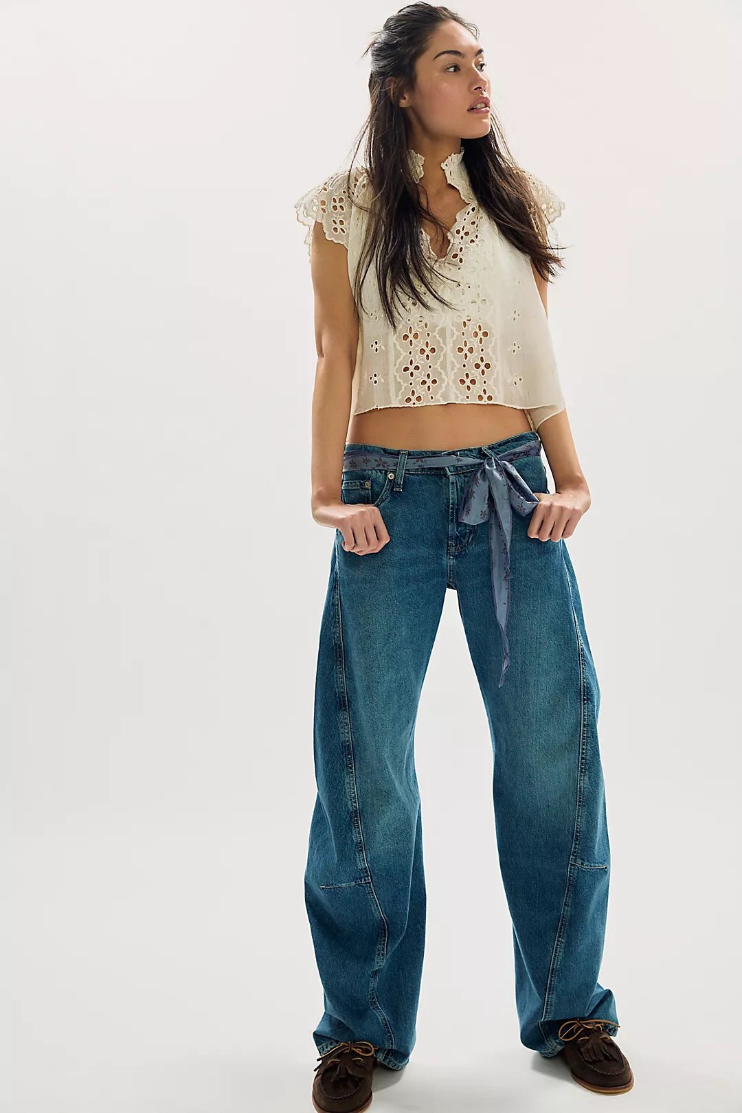 Free People Fable Twisted seam Jean - Flea Boutiques
