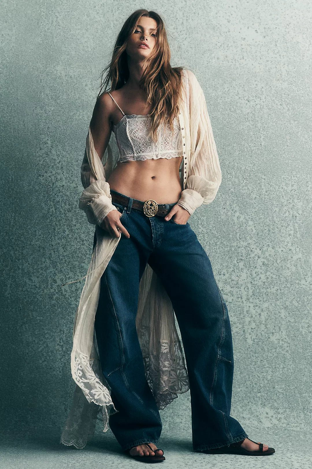 Free People Fable Twisted seam Jean - Flea Boutiques