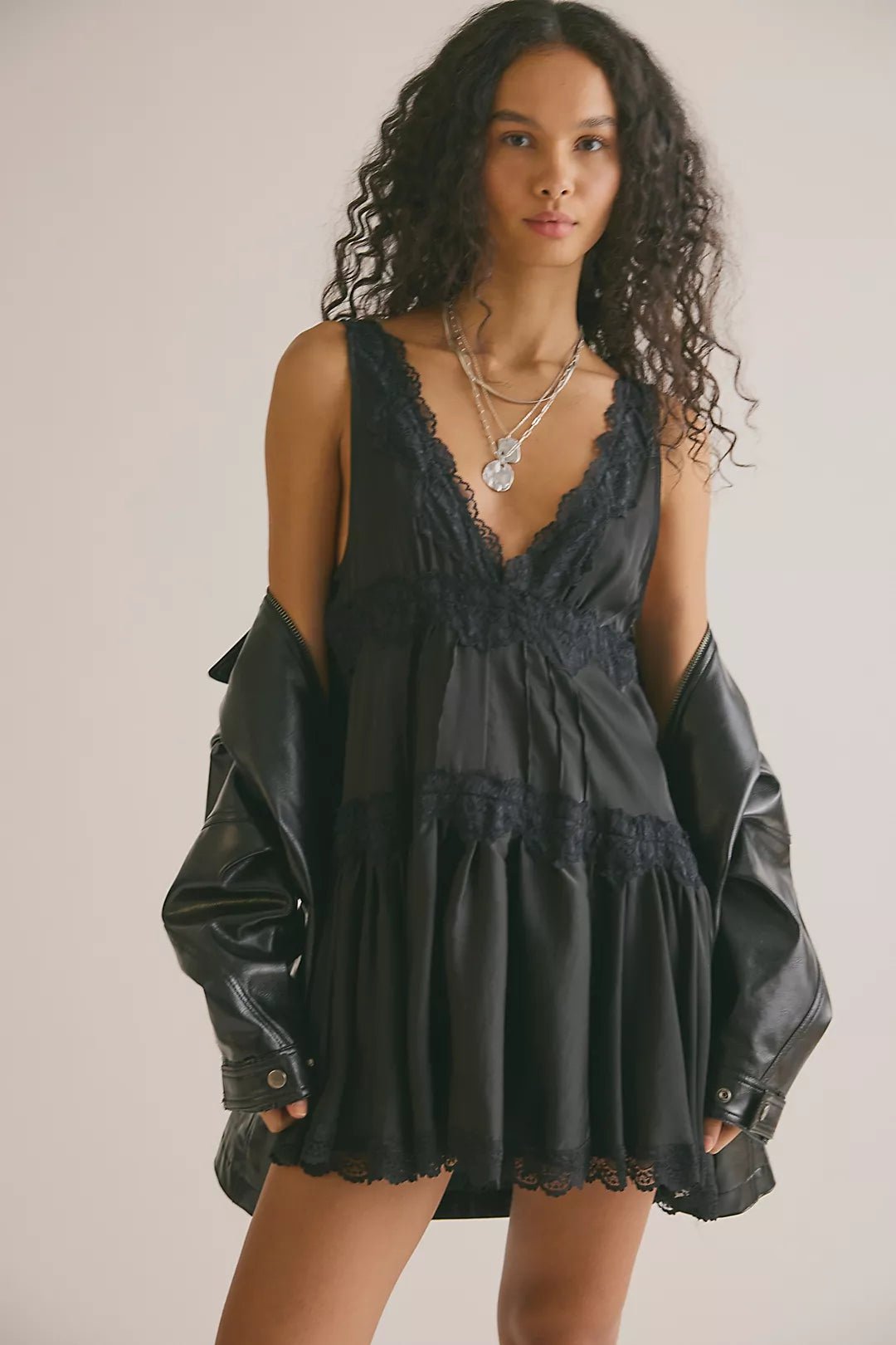Free People In This Groove Mini Slip - Flea Boutiques