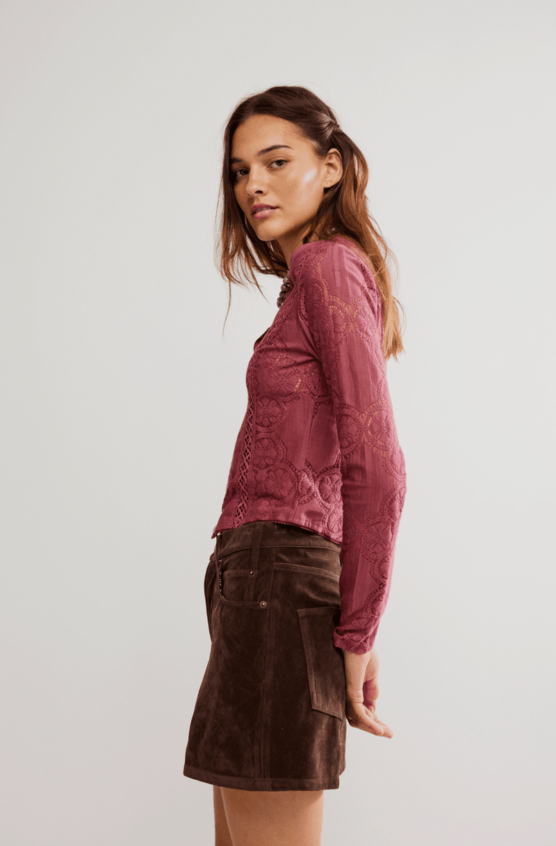 Free People Jae Knit Long Sleeve - Flea Boutiques