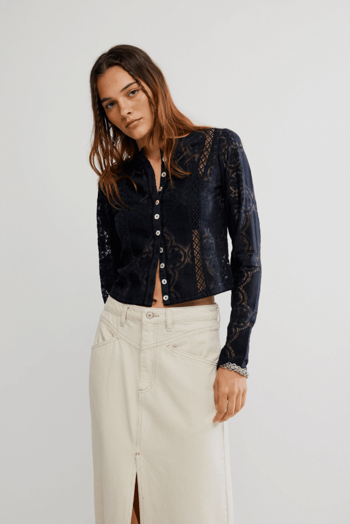 Free People Jae Knit Long Sleeve - Flea Boutiques