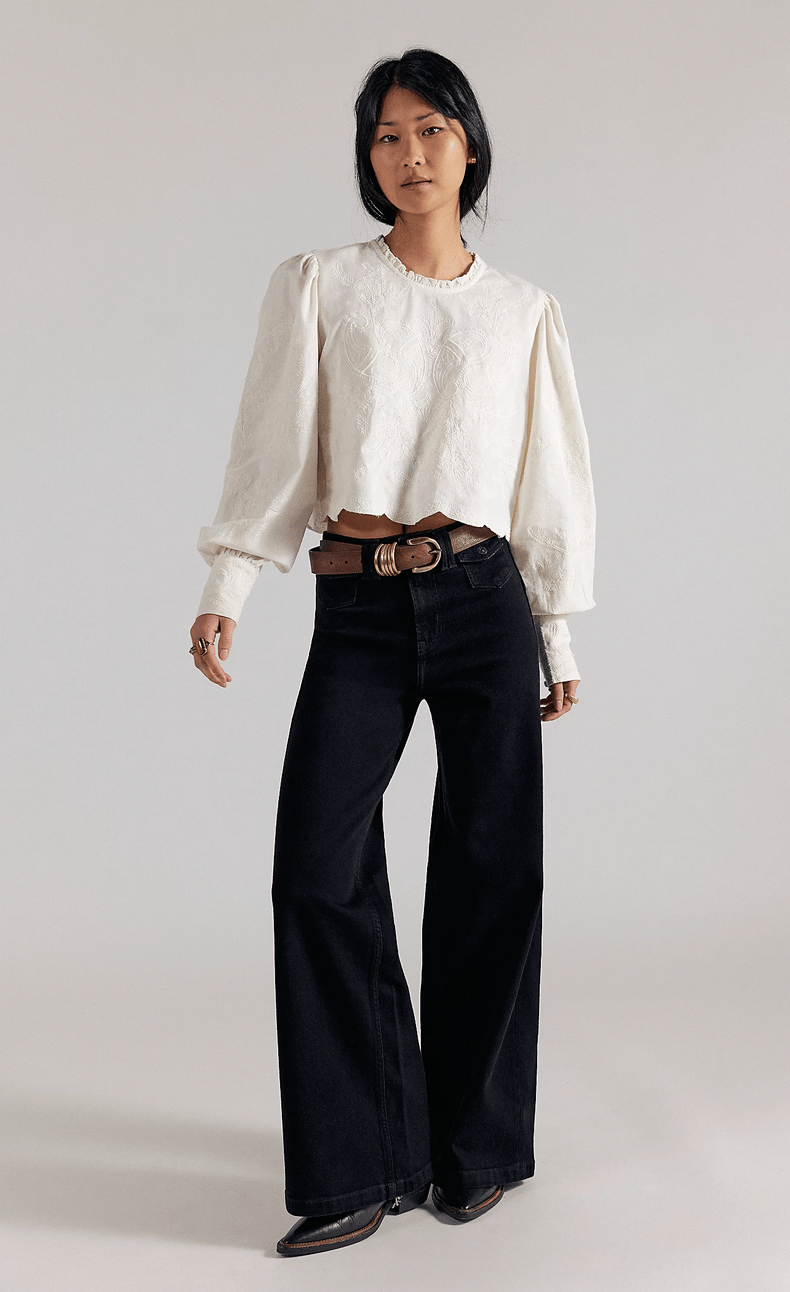 Free People Kellee High Rise Palazzo - Flea Boutiques