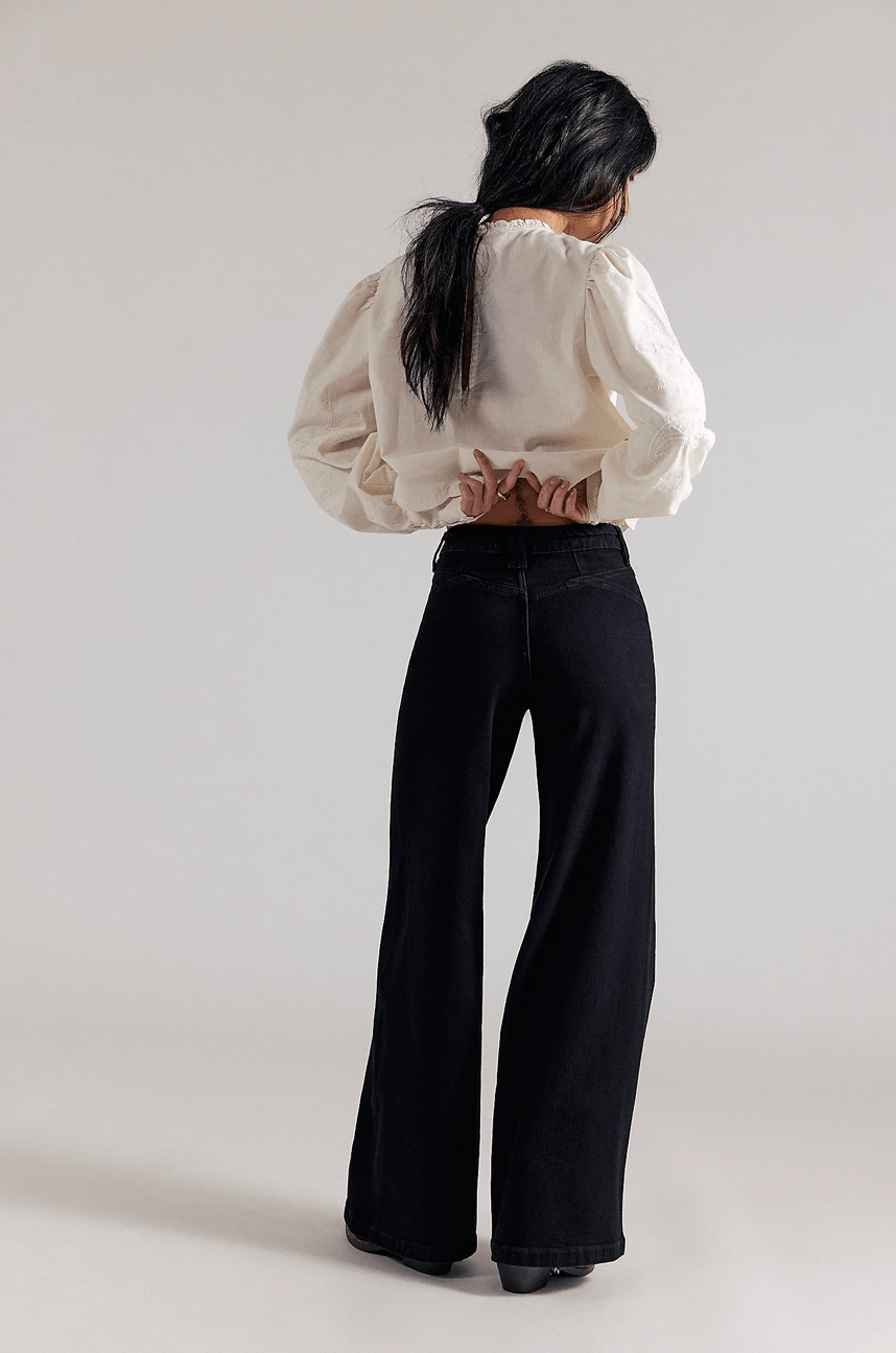 Free People Kellee High Rise Palazzo - Flea Boutiques