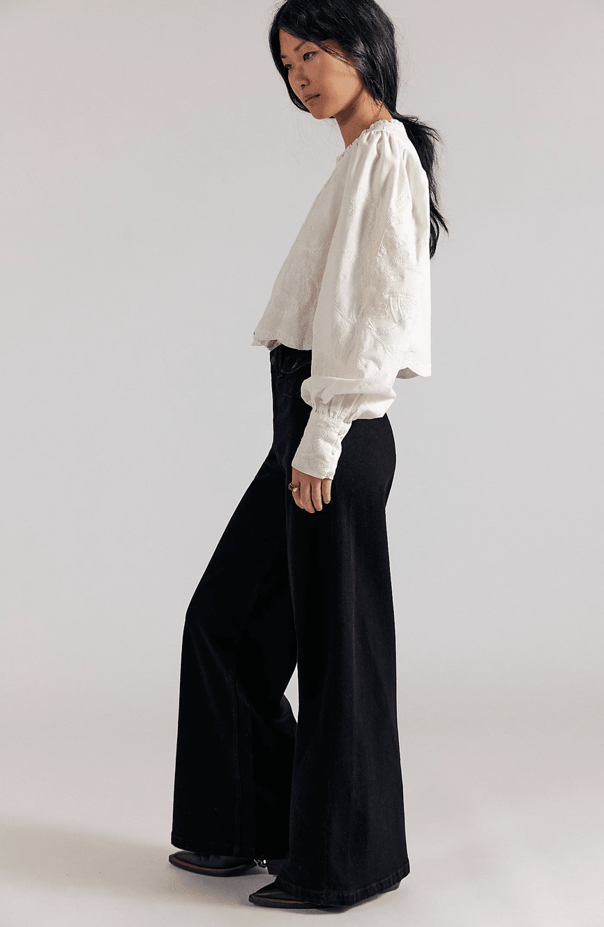 Free People Kellee High Rise Palazzo - Flea Boutiques