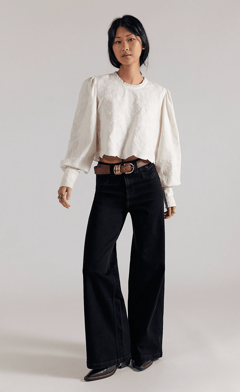 Free People Kellee High Rise Palazzo - Flea Boutiques