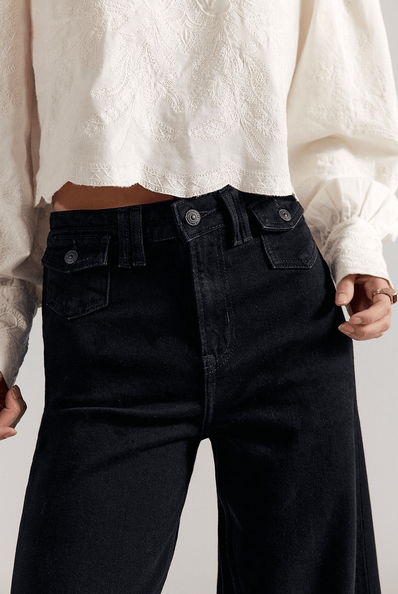 Free People Kellee High Rise Palazzo - Flea Boutiques