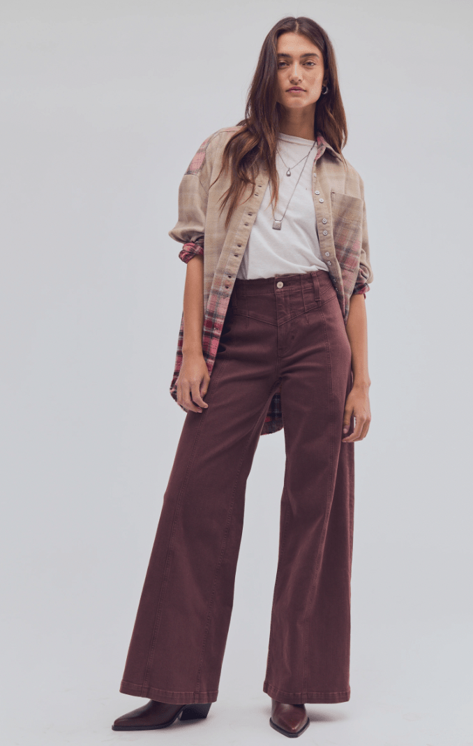 Free People Libre Cord Wide Leg - Flea Boutiques