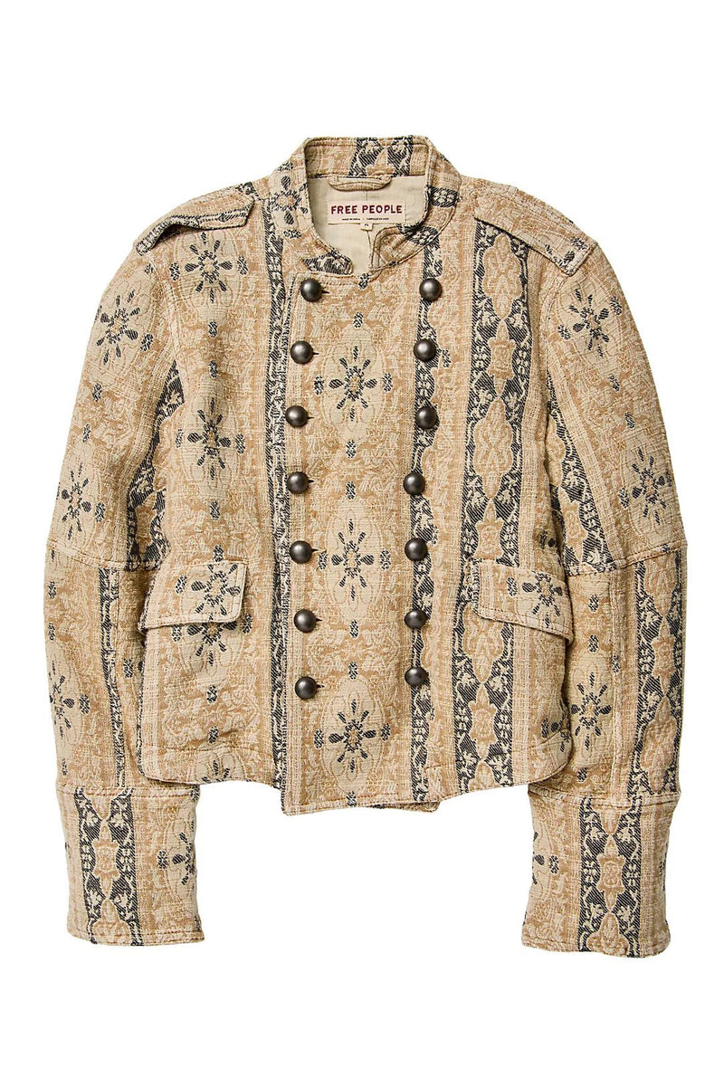 Free People Lotty Jacquard Jacket - Flea Boutiques