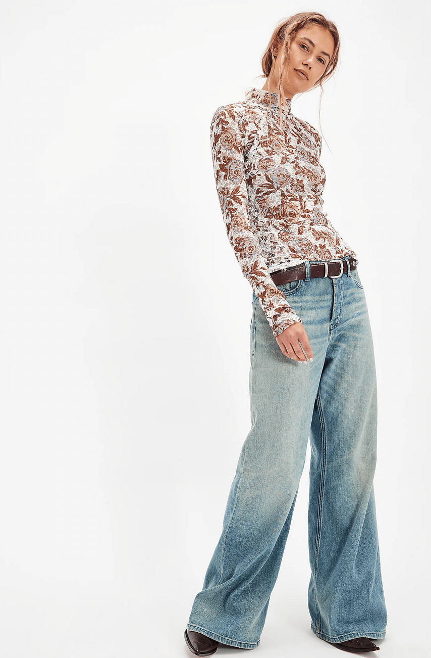 Free People Lyric Long Sleeve top - Flea Boutiques