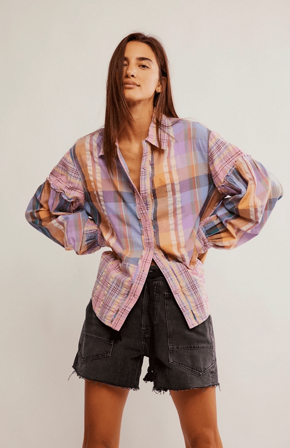 Free People Madras Dreams Top - Flea Boutiques