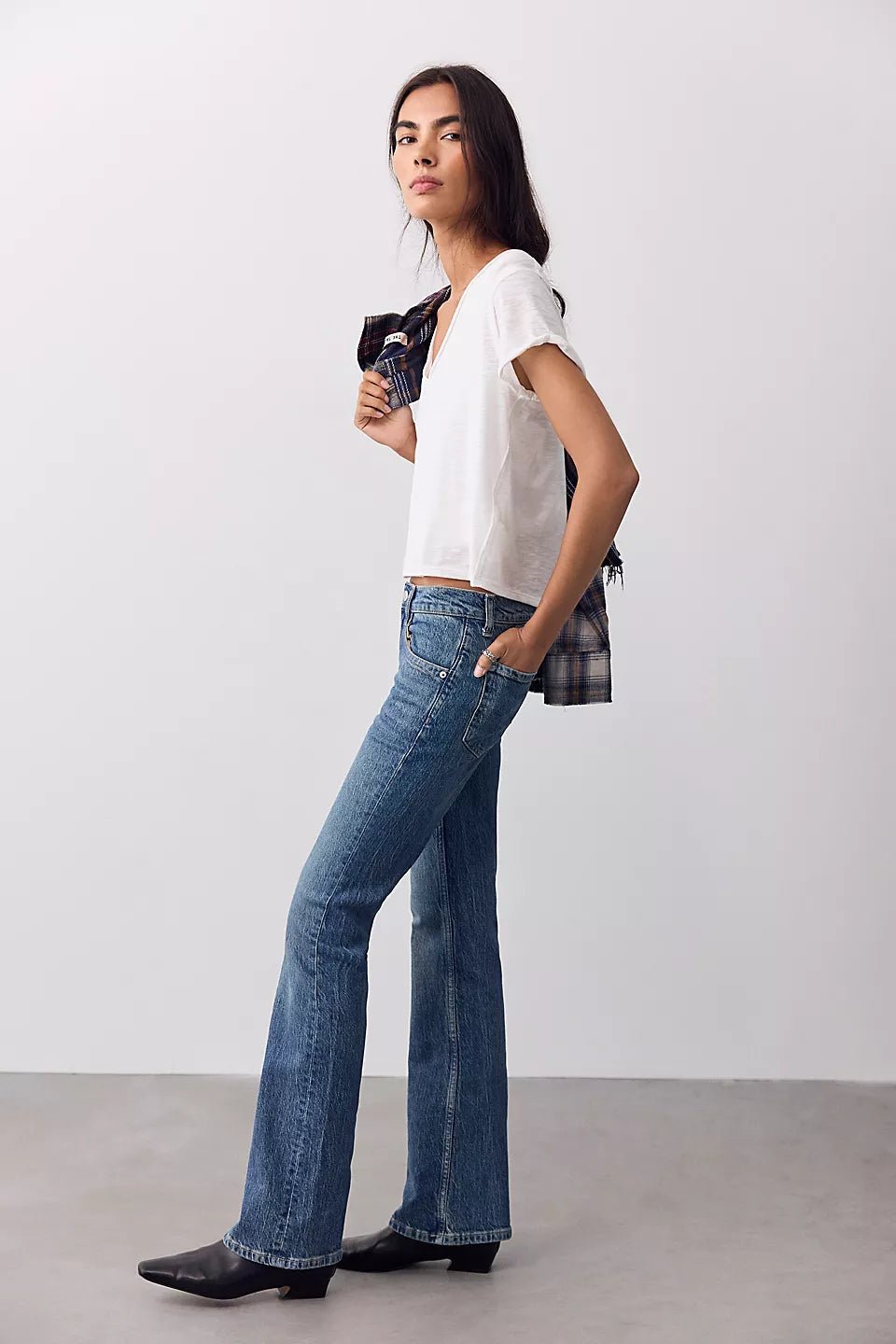 Free People Monte Low-Rise Slim Boot Cut - Flea Boutiques