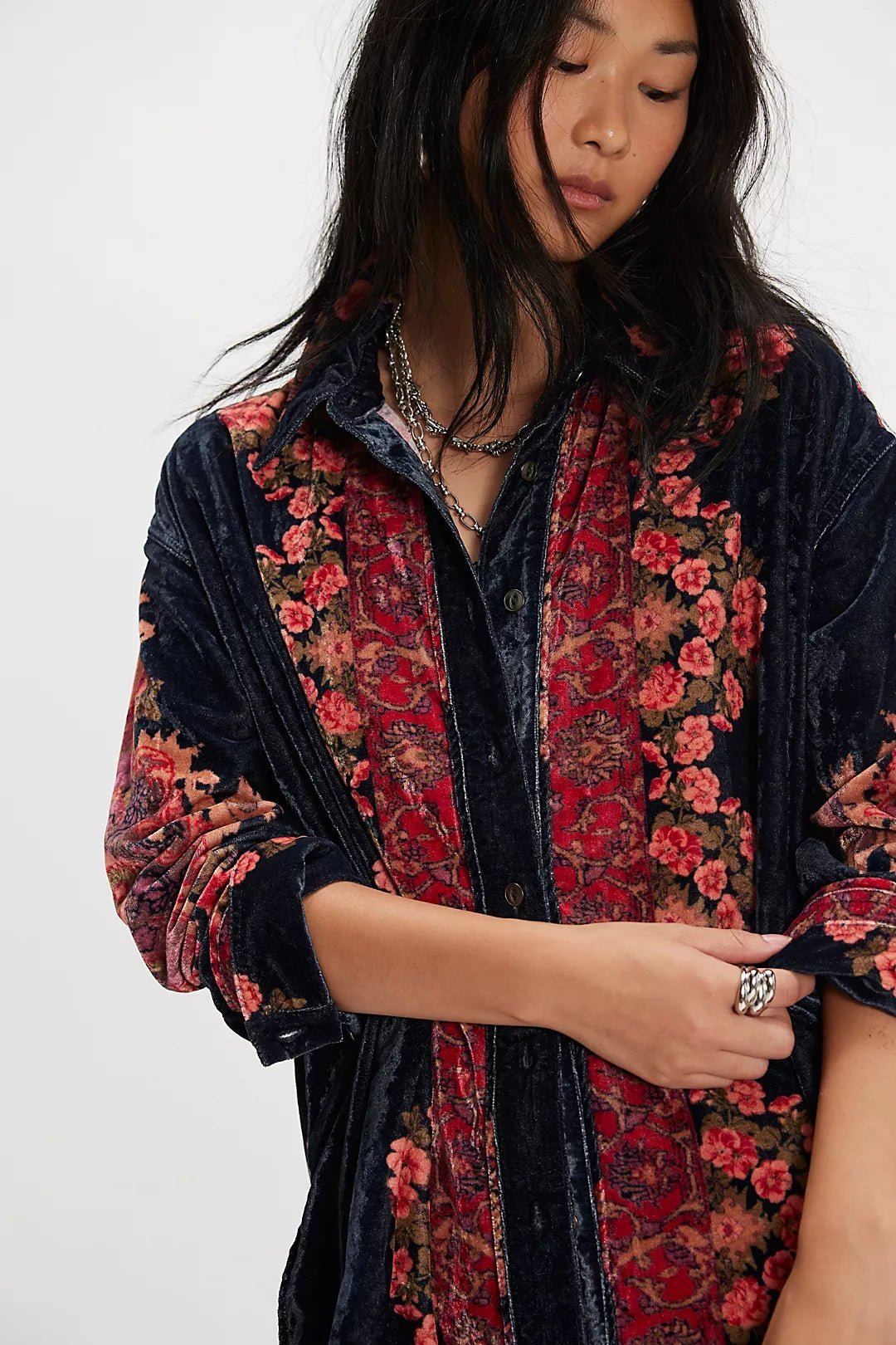 Free People One Night Velvet Top - Flea Boutiques