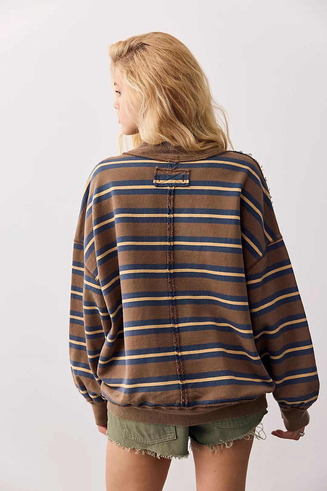Free People Palm Spring Striped Tee - Flea Boutiques