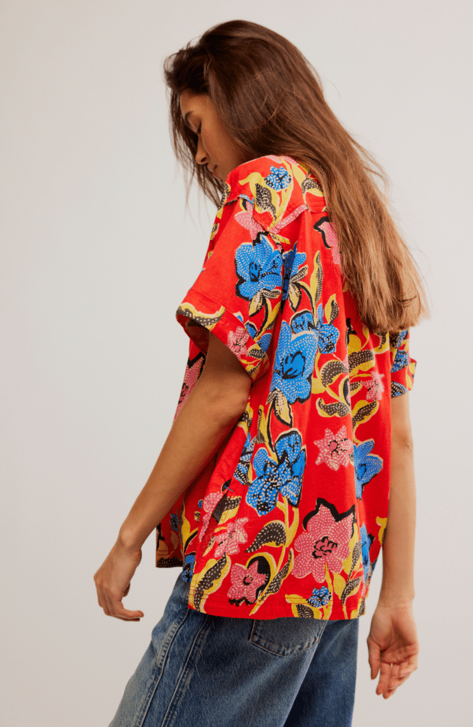 Free People Retro Tropics Linen - Flea Boutiques