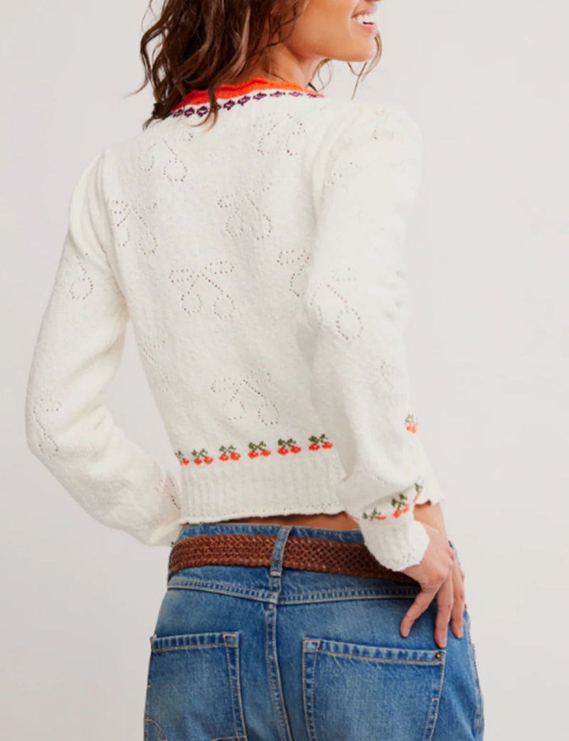 Free People Cherry Tilly Pullover - Flea Boutiques